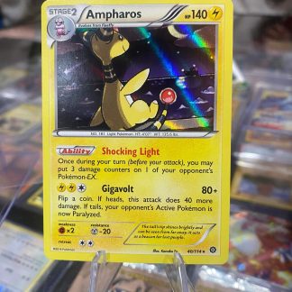2014 Pokemon Ampharos Steam Siege 40 of 114 Holo Foil Mint