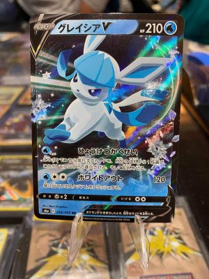 2021 Pokemon Japanese Glaceon V Eevee Heroes S6A Full Art 024 of 069 Holo Mint