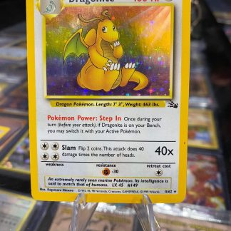 1999 Pokemon Dragonite Fossil 4 of 62 Holo Moderately Played