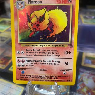 1999 Pokemon Flareon Jungle 3 of 64 Holo Moderately Played