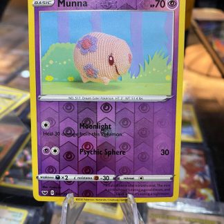2020 Pokemon Muuna Sword & Shield 087 of 202 Reverse Holo Near Mint