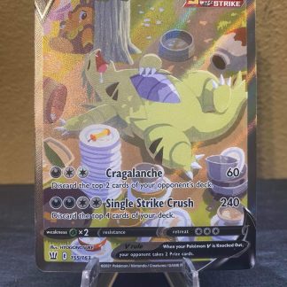 2021 Pokemon Tyranitar V Sword & Shield Battle Styles Full Art 155 of 163 Mint