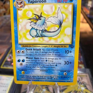1999 Pokemon Vaporeon Jungle 28 of 64 Non Holo Moderately Played