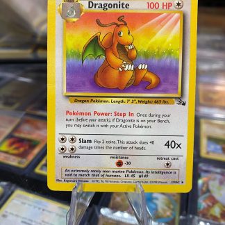 1999 Pokemon Dragonite Fossil Non Holo 19 of 62 Moderately Played