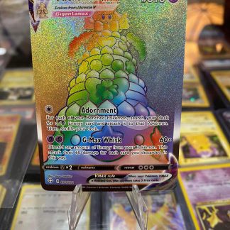 2021 Pokemon Alcremie Vmax Shining Fates Full Art 073 of 072 Rainbow Holo Mint