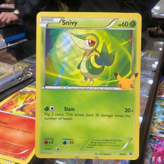 2011 Pokemon Snivy 25th Annivaersay Celebrations BW01 Oversized Jumbo Card Mint