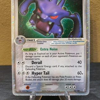2006 Pokemon Exploud EX Crystal Guardians 92 of 100 Holo Moderately Played