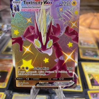 2022 Pokemon Toxtricity VMax Shining Fates Full Art SV113 of SV122 Holo Mint