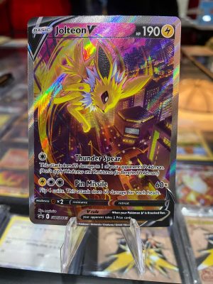 2021 Pokemon Jolteon V Sword & Shield Black Star Promo Full Art SWSH183 Holo Mint
