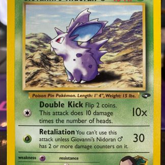 2000 Pokemon Giovanni’s Nidoran Gym Challenge 76 of 132 Mint
