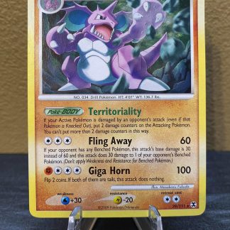 2009 Pokemon Nidoking Rising Rivals 29 of 111 Non Holo Mint