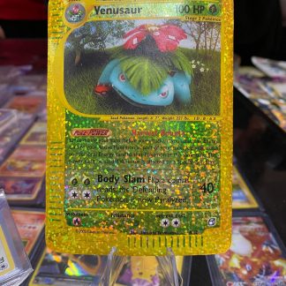 2002 Pokemon Venusaur Expedition Box Topper 4 of 12 Reverse Holo Heavily Played