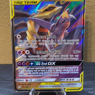 2019 Pokemon Garchomp & Giratina GX Tag Team Unified Mind 146 of 236 Mint