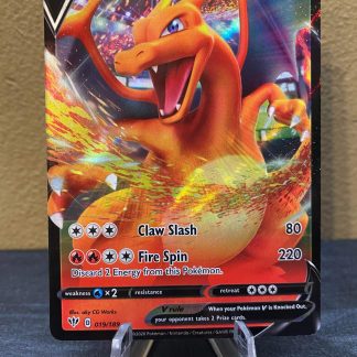 2020 Pokemon Charizard V Darkness Ablaze Full Art 019 of 189 Holo Near Mint