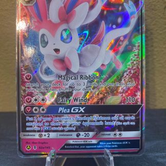 2018 Pokemon Sylveon GX Eeveelution Alternate Full Art 92A of 145 Holo Mint