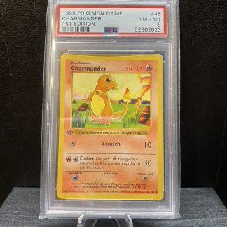 1999 Pokemon Charmander 1st Edition Game #46 PSA 8 Near Mint Mint