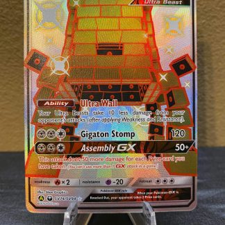2019 Pokemon Stakataka Hidden Fates Shiny Vault Full Art SV74 of SV94 Holo Mint