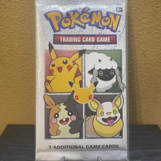 2021 Pokemon 25th Anniversary General Mills Cereal 3 Pack Booster Pack Sealed