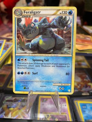 2010 Pokemon Feraligatr Heart Gold & Soul Silver 20 of 123 Holo Lightly Played