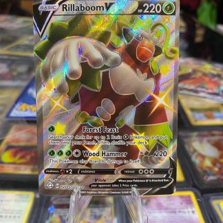 2021 Pokemon Rillaboom Shinning Fates Full Art SV105 of SV122 Holo Mint