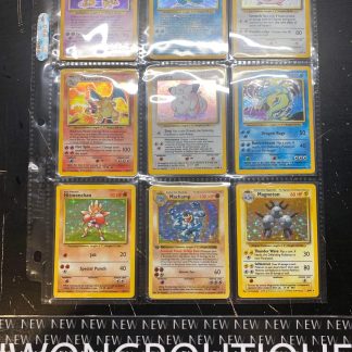 1999 Pokemon Base Full Set Unlimited 1 To 102 Moderately Played