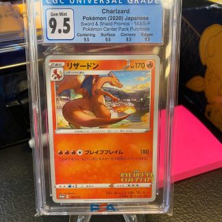2020 Japanese Pokemon Charizard Sword & Shield #143/S-P CGC 9.5 Gem Mint