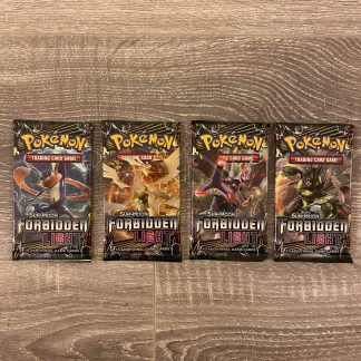 2018 Pokemon Sun & Moon Forbidden Light 4x Booster Packs Sealed