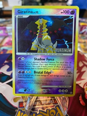 2008 Pokemon Giratina Legends Awakened Platinum Stamped 4 of 146 Reverse Holo Near Mint