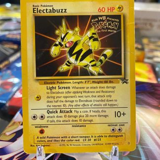 1999 Pokemon Electabuzz Wizards Black Star Promo #2 Heavily Played