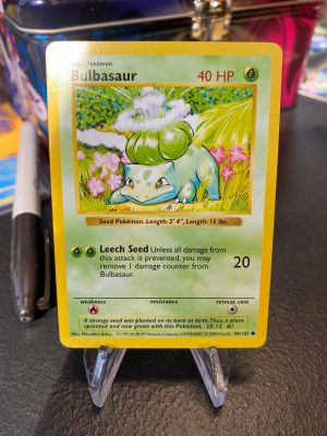 1999 Pokemon Bublbasaur Base Set 44 of 102 Shadowless Mint