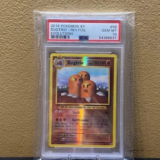 2016 Pokemon Dugtrio XY Evolutions #56 Reverse Foil PSA 10 Gem Mint