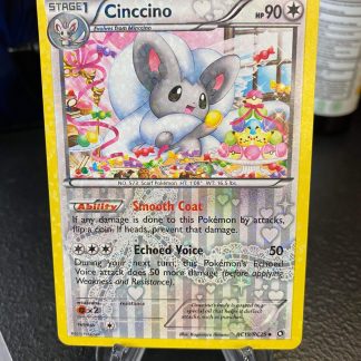 2013 Pokemon Cinccino Legendary Treasures RC19 of RC25 Uncommon Reverse Holo Near Mint