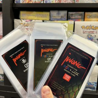 2022 Jwong Perfect Fit Sleeves Cover for PSA Slabs 100 count over Graded Guard BGS