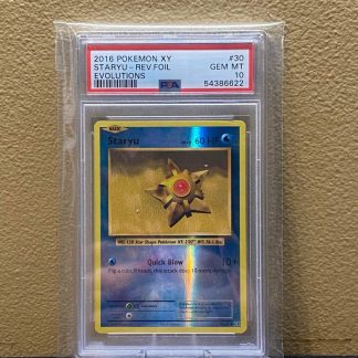 2016 Pokemon Staryu XY Evolutions #30 Reverse Foil PSA 10 Gem Mint