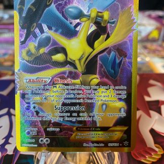 2016 Pokemon Alakazam EX Fates Collide Full Art 125 of 124 Holo Mint