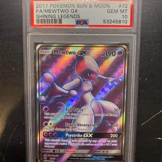2017 Pokemon FA/Mewtwo GX Sun & Moon Shining Legends #72 PSA 10 Gem Mint