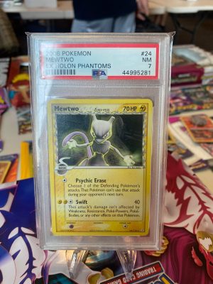 2006 Pokemon Mewtwo Ex Holon Phantoms #24 PSA 7 Near Mint