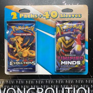 2016 Pokemon The Fairfield Company Sun & Moon Unified Minds & XY Evoltuions 2 Packs Booster Sealed