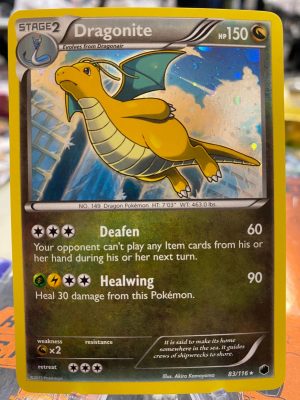 2013 Pokemon Dragonite Plasma Freeze Cosmos Holo 83 of 116 Near Mint