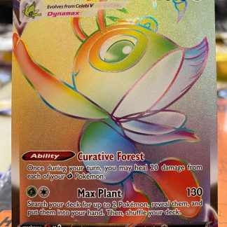2021 Pokemon Celebi Vmax Chilling Reign Rainbow 199 of 198 Mint