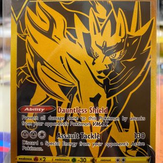 2020 Pokemon Zamazenta V Black Star Promo Black & Gold Card SWSH007 Mint Sealed