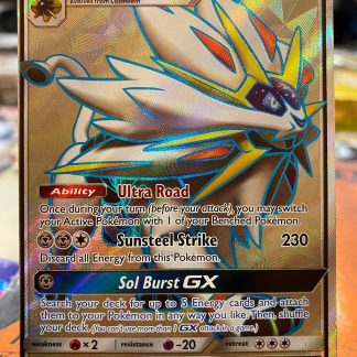 2017 Pokemon Solgaleo GX Sun & Moon Holo 143 of 149 Mint