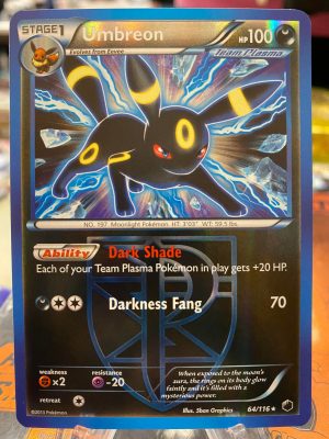 2013 Pokemon Umbreon Plasma Freeze Holo 64 of 116 Near Mint