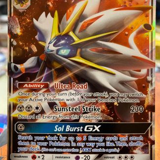 2016 Pokemon Solgaleo GX Sun & Moon Black Star Promo Holo SM16 Mint