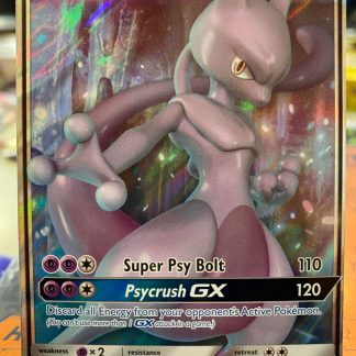 2019 Pokemon Mewtwo GX Sun & Moon Hidden Fate Holo 31 of 68 Mint