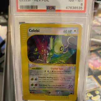 2003 Pokemon Celebi Skyridge #145 Reverse Foil PSA 8 Near Mint