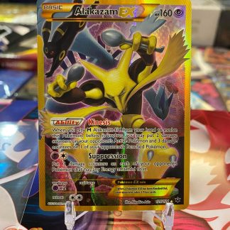 2016 Pokemon Alakazam EX XY Fates Collide Secret Full Art 125 of 124 Holo Mint