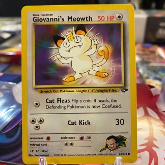 2000 Pokemon Giovanni's Meowth Gym Challenge 74 of 132 Mint