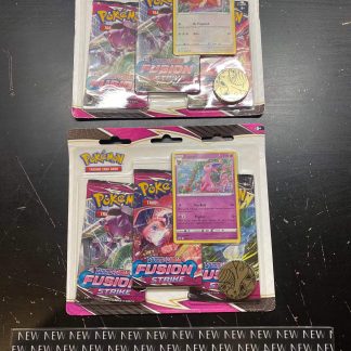 2021 Pokemon TCG: Sword & Shield Fusion Strike Expansion 3 Pack Blister Sealed 1x