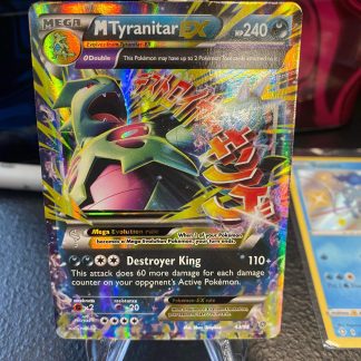 2015 Pokemon M Tyranitar EX Ancient Origins Full Art 43 of 98 Holo Mint